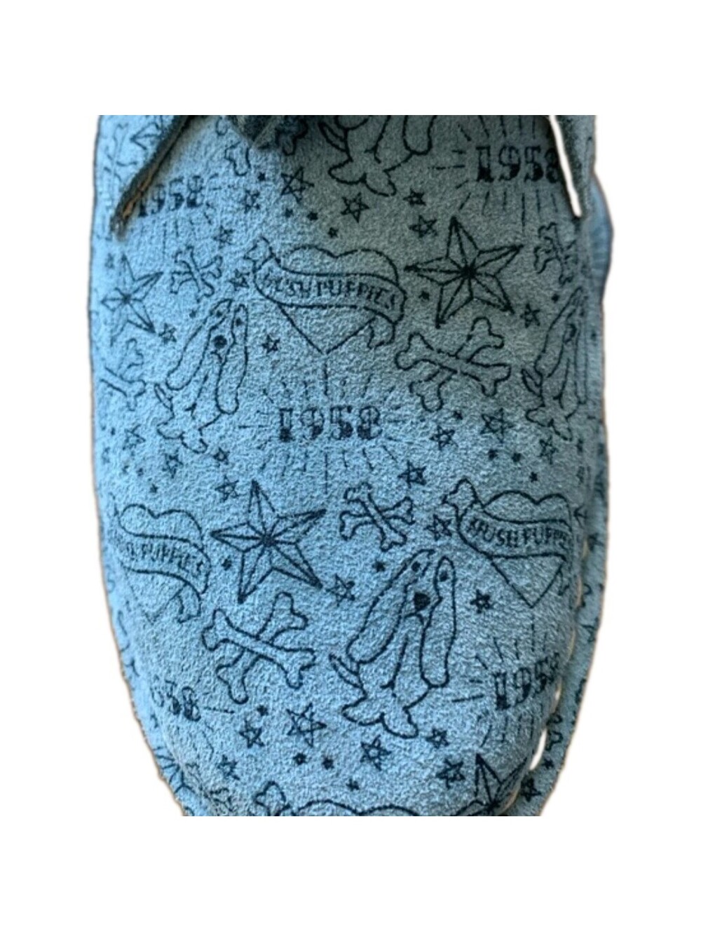 Hush Puppies Cyra Catelyn Suede Chukka HP Storm Tattoo Print Women's  10 Rare